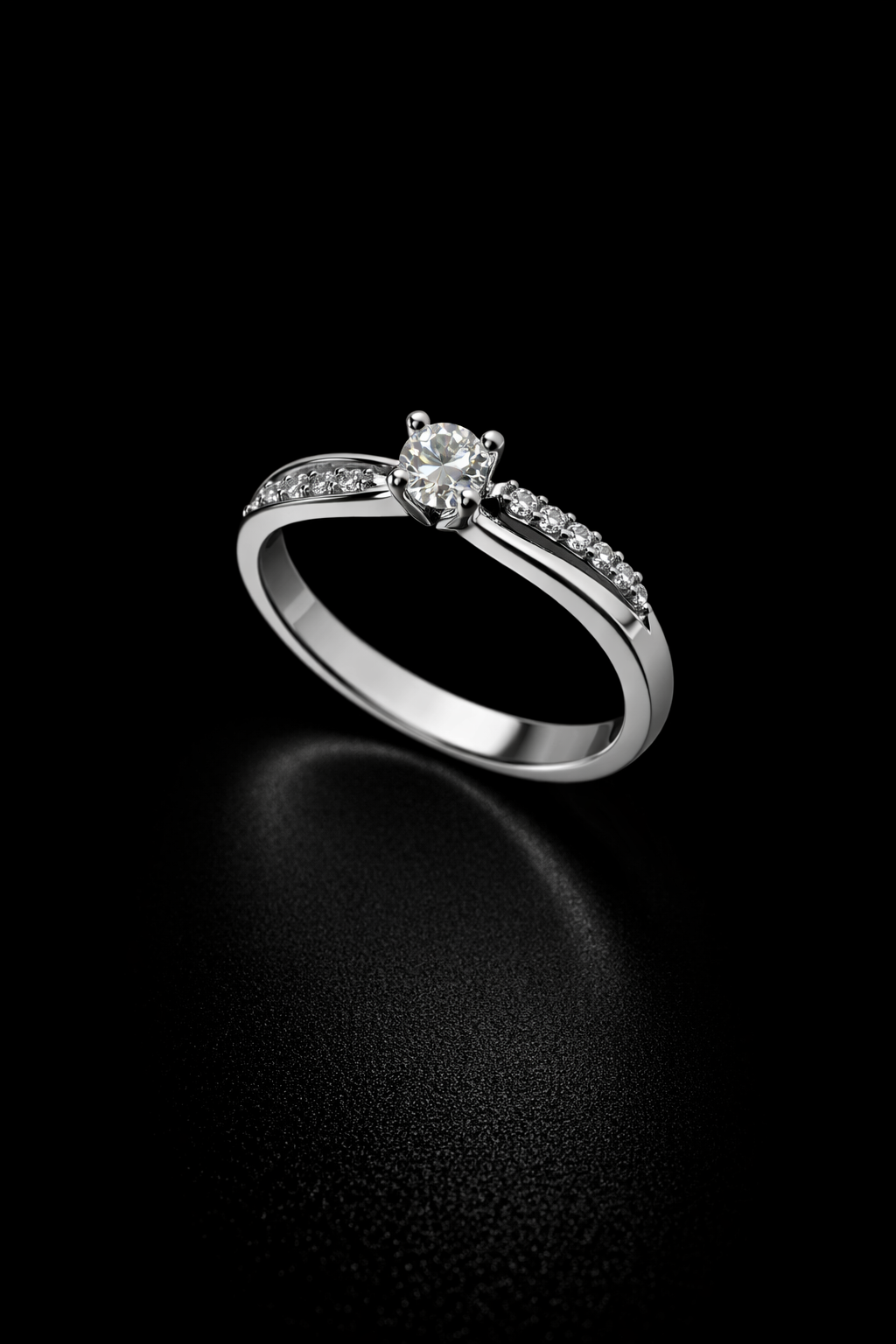 Anillo oro blanco