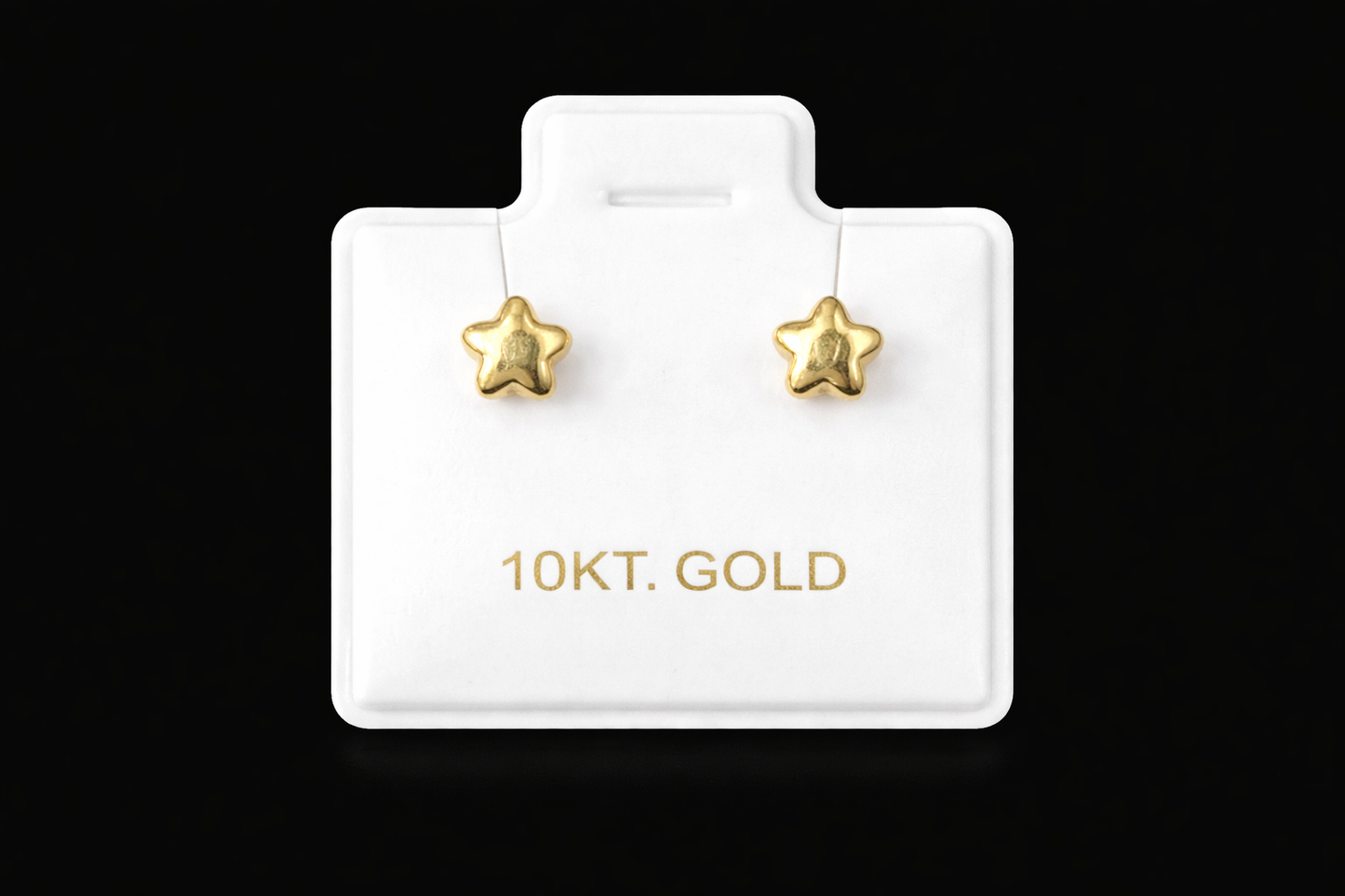 Arete estrella oro #177