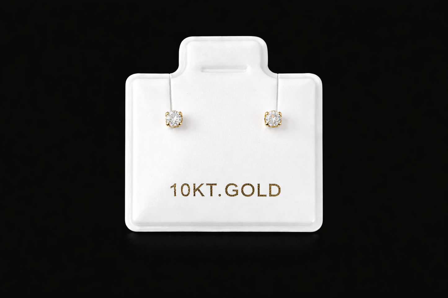Arete chispa oro #195