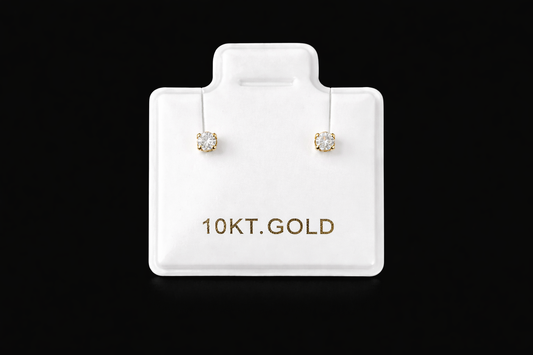 Arete chispa oro #195