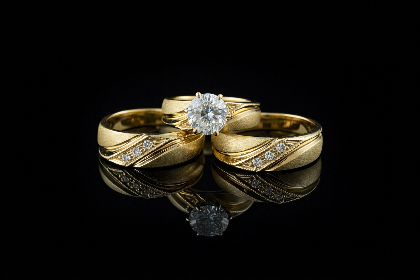 Anillos matrimonio oro #243