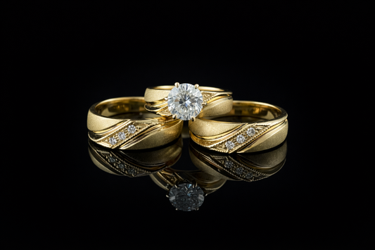 Anillos matrimonio oro #243