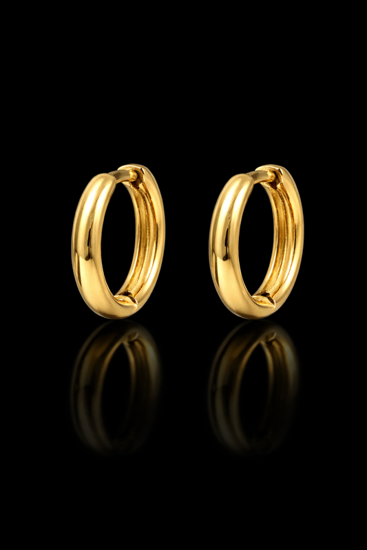 Argollas oro #302