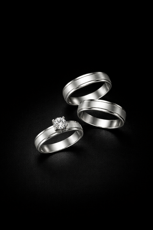 Anillos matrimonio plata #217