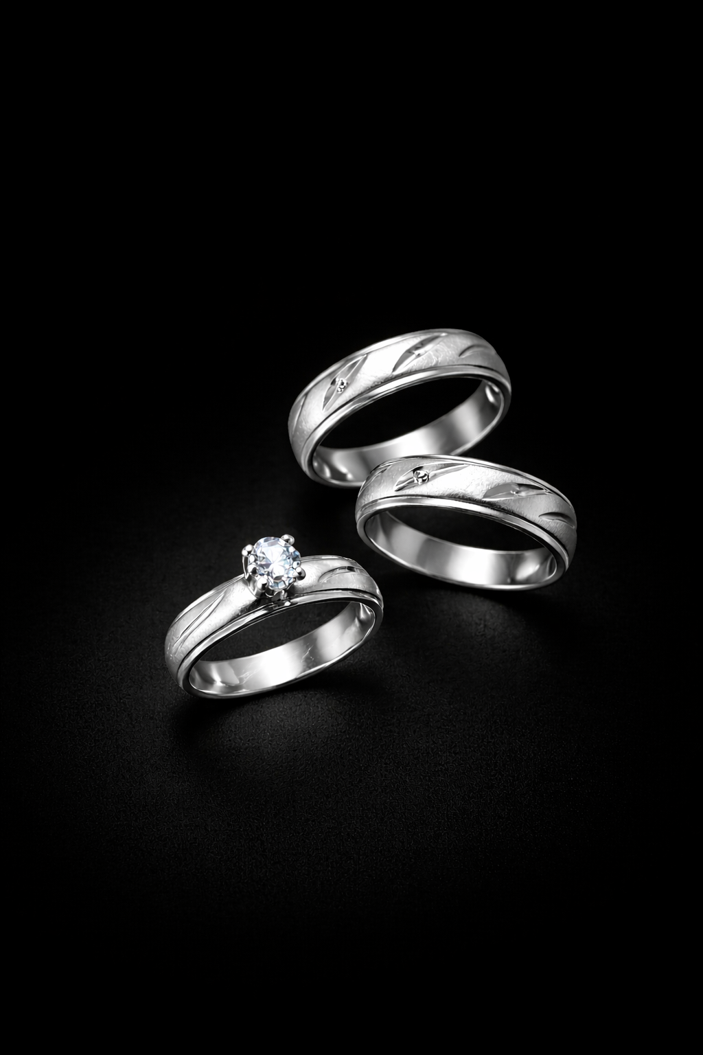 Anillos matrimonio plata #218