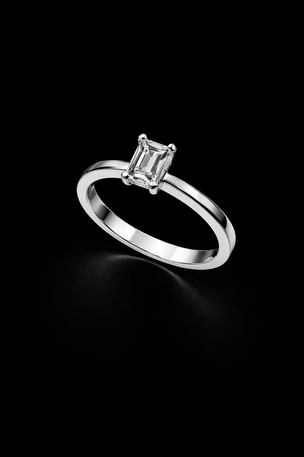 Anillo compromiso plata #1019