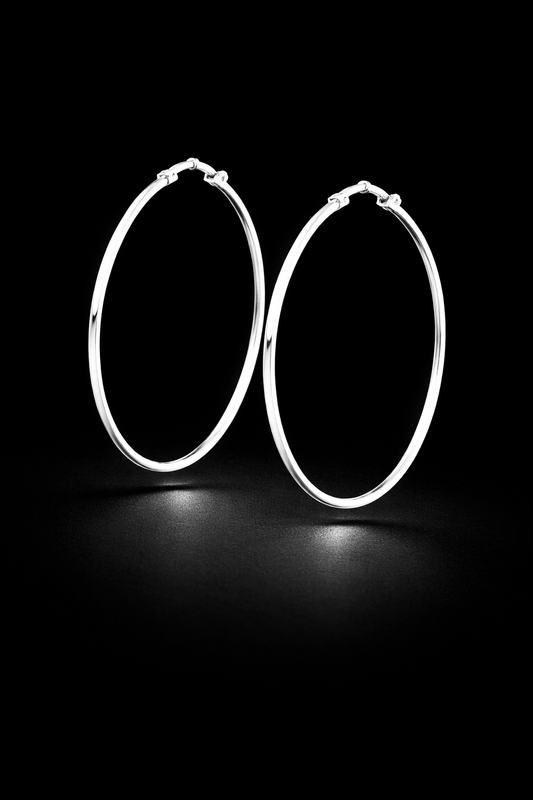 Argollas plata #1297