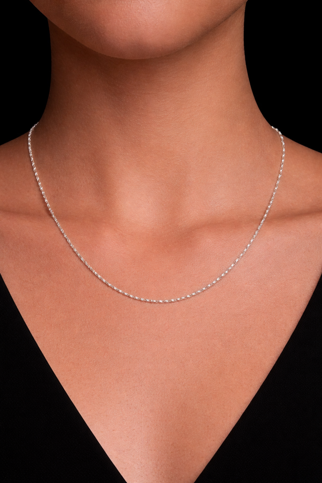 Cadena de plata #1630