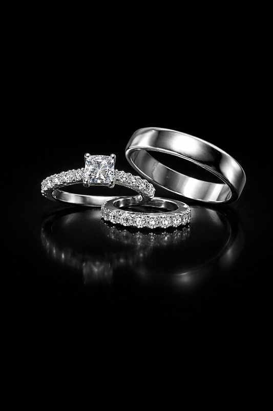 Anillos matrimonio plata #215