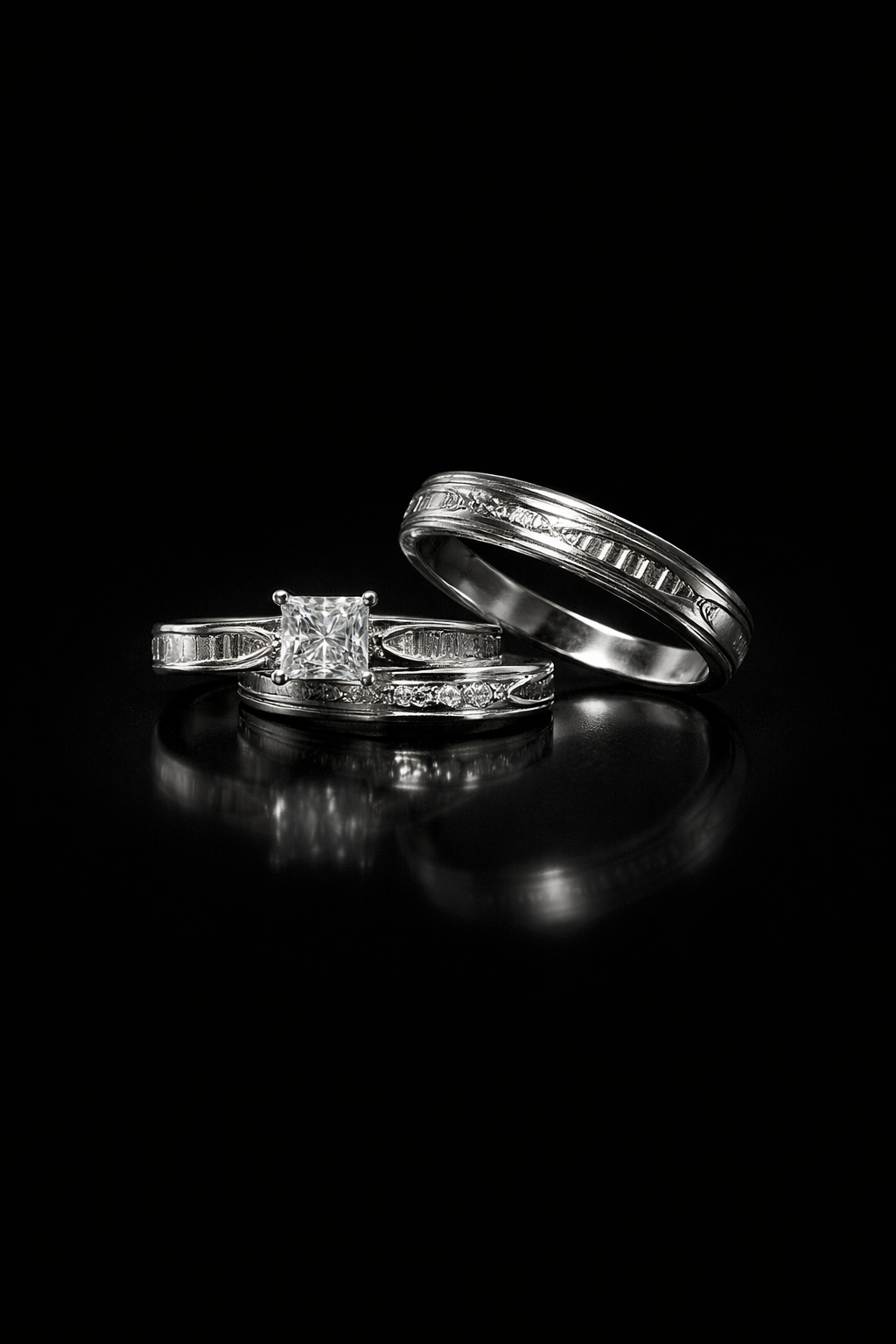 Anillos matrimonio plata #217