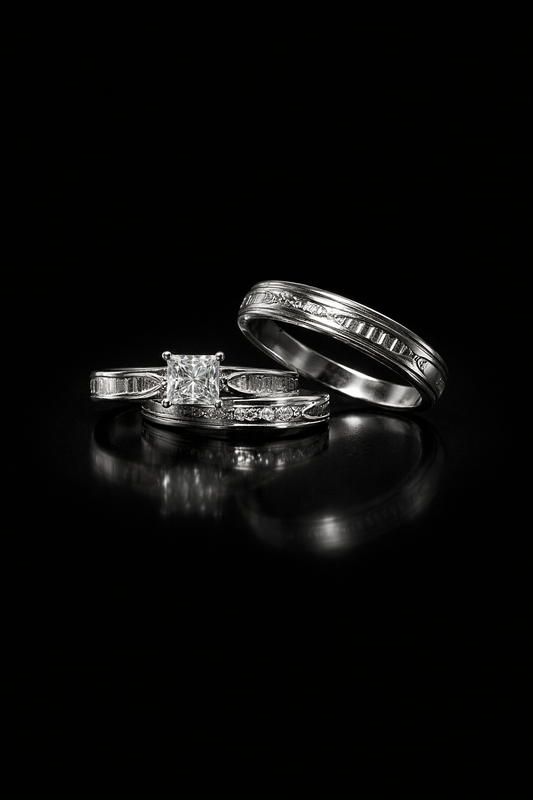 Anillos matrimonio plata #217