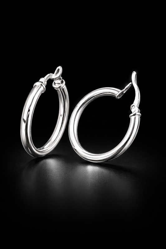 Argollas plata #1309