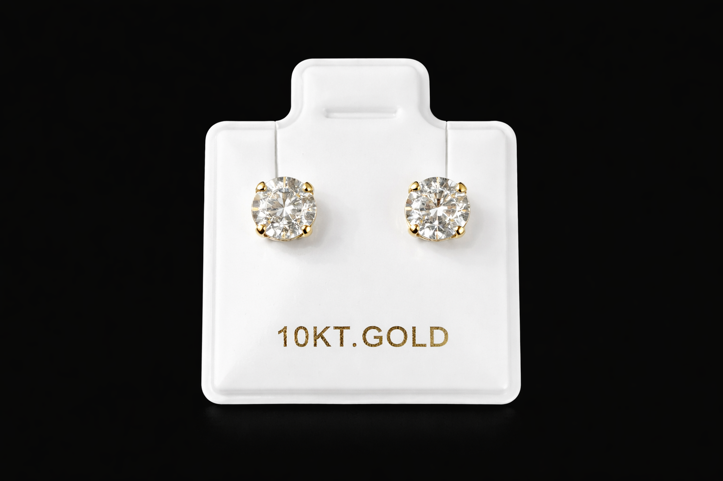 Arete chispa oro #180