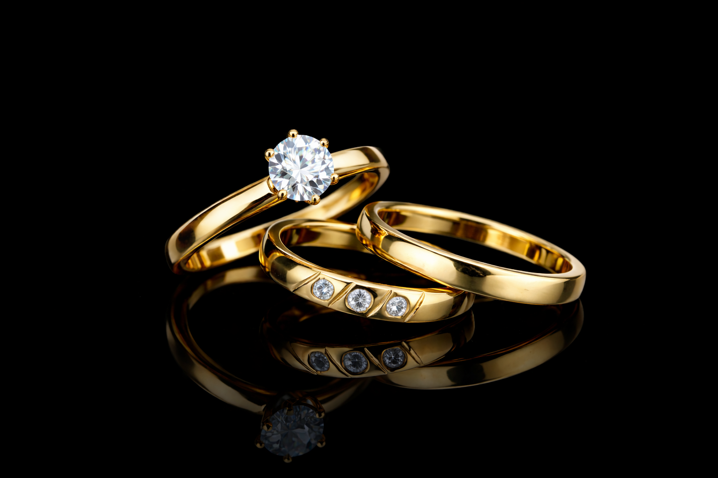 Anillos matrimonio oro #251