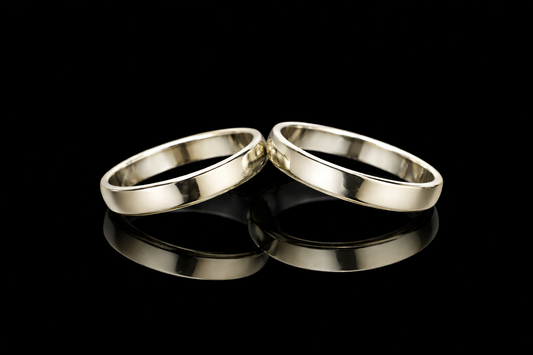 Anillos matrimonio oro blanco #248
