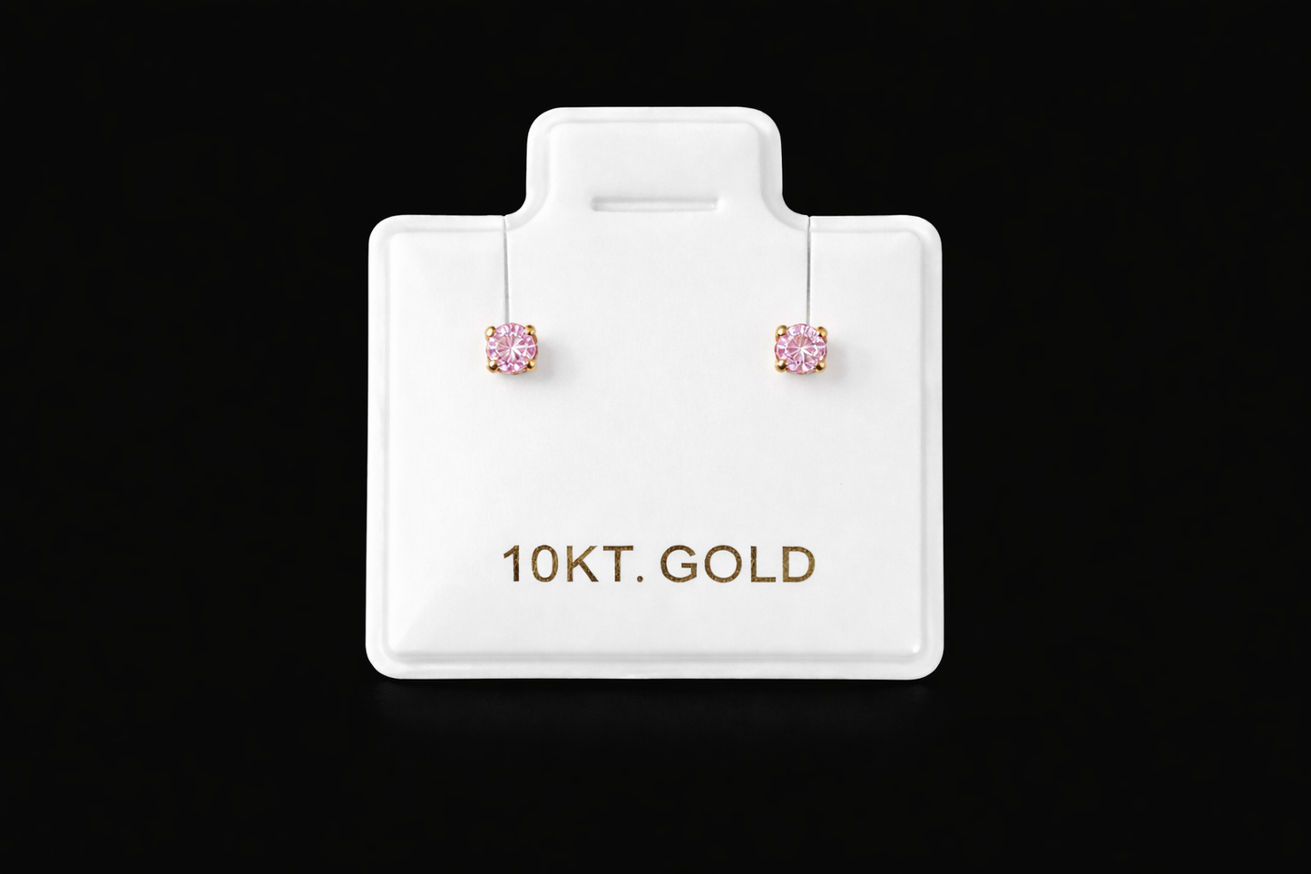 Arete chispa oro #195