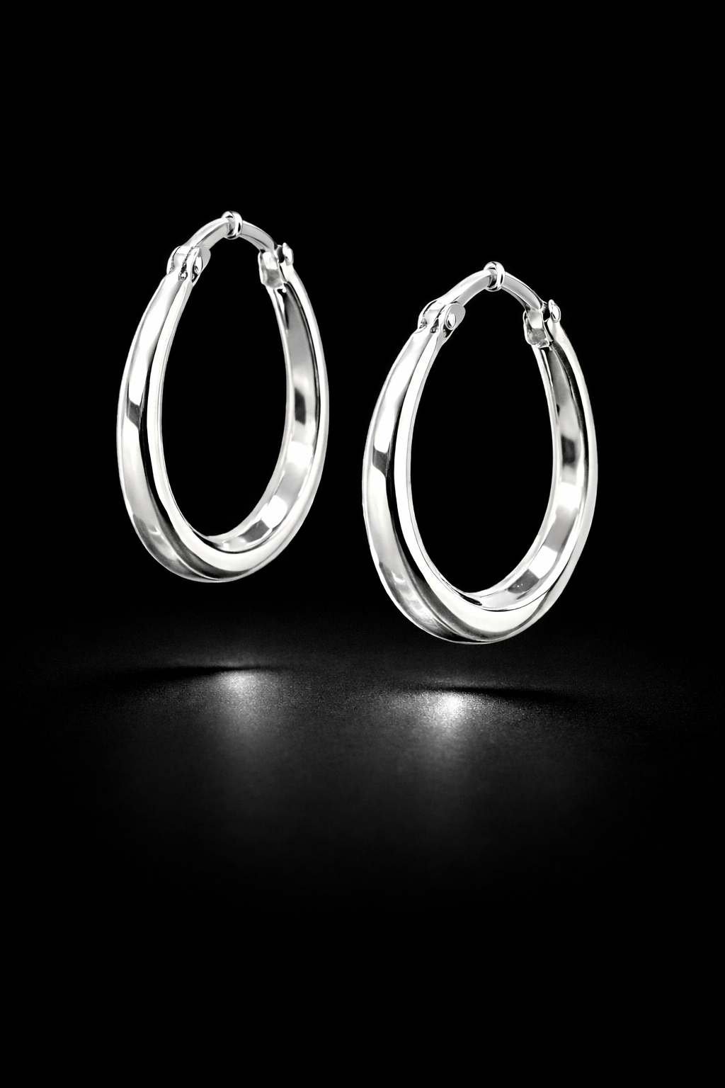 Argollas plata #1306