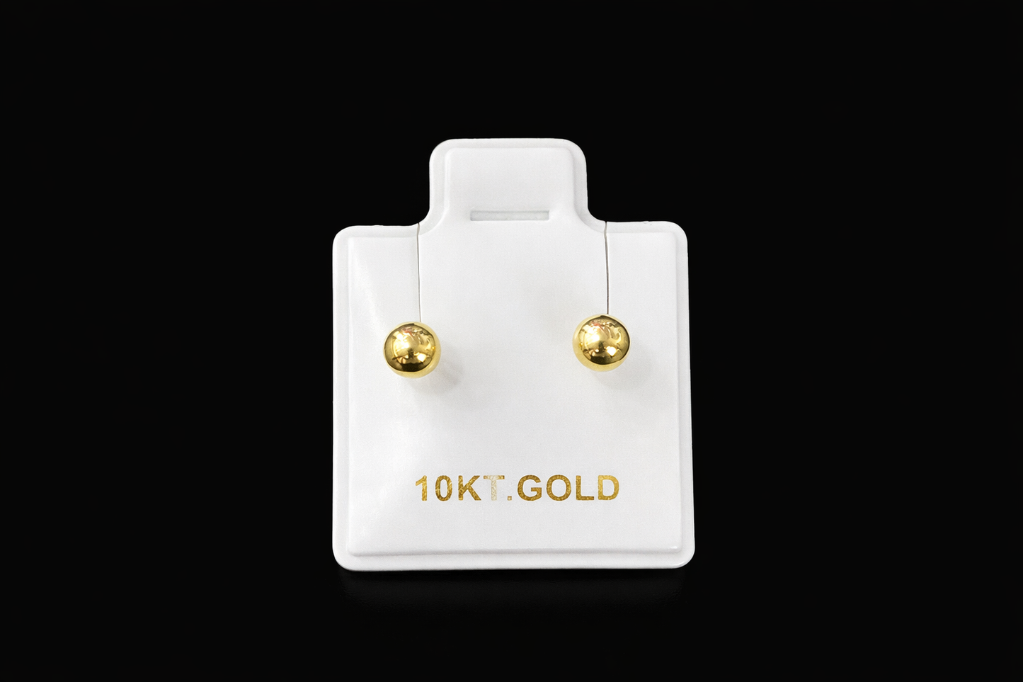 Arete bolita oro #161