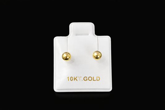 Arete bolita oro #161