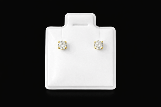 Arete chispa oro #230