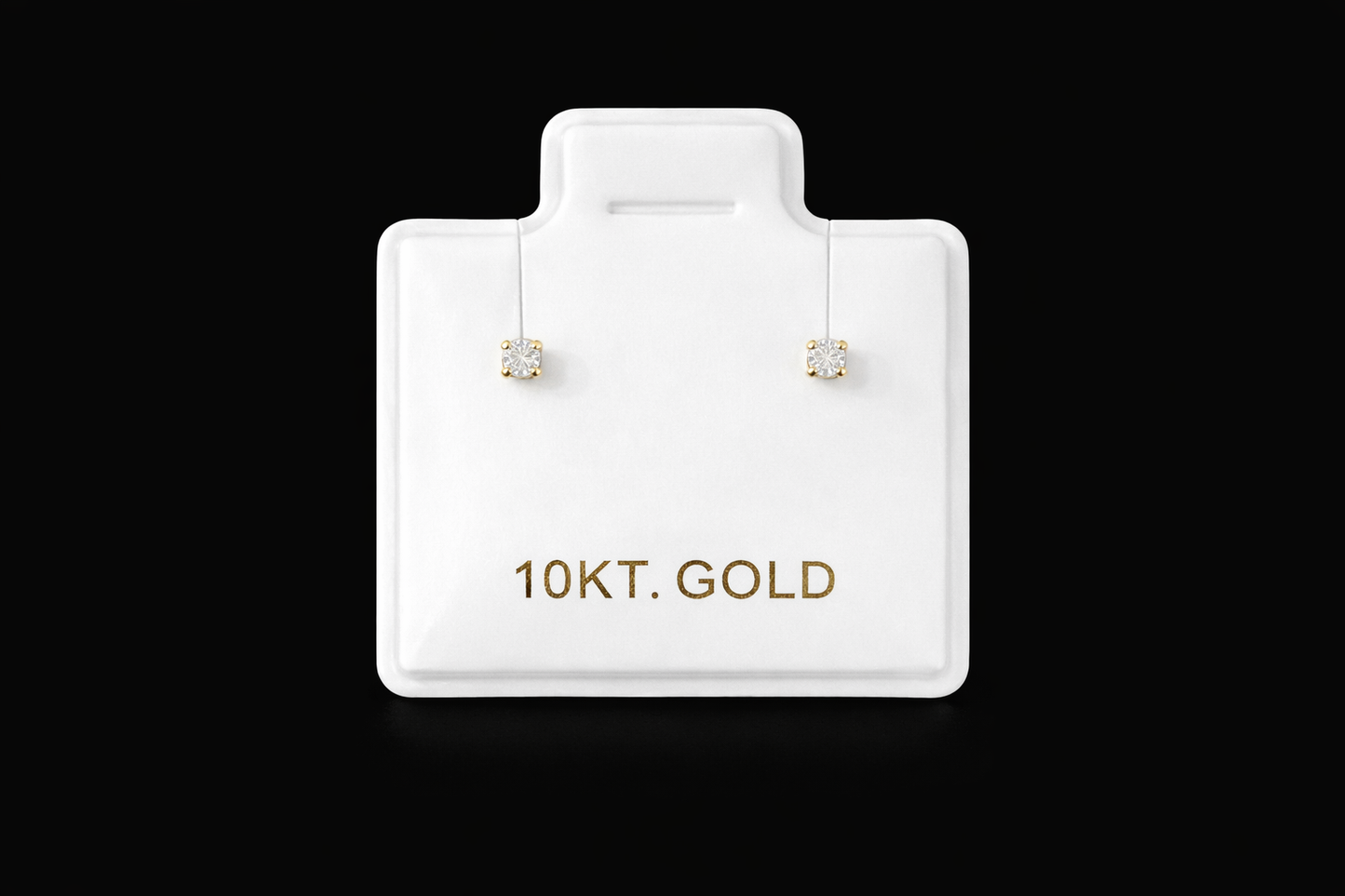 Arete chispa oro #192