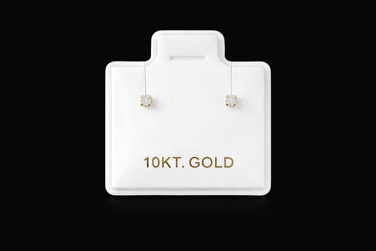 Arete chispa oro #192