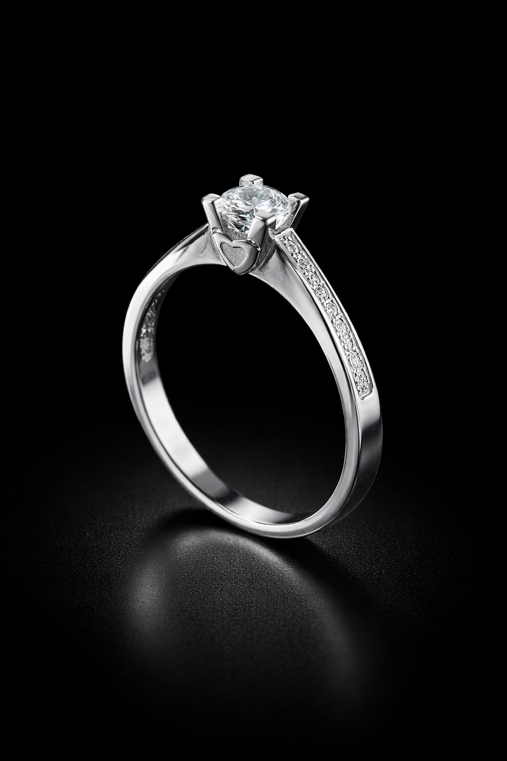 Anillo compromiso plata #1014