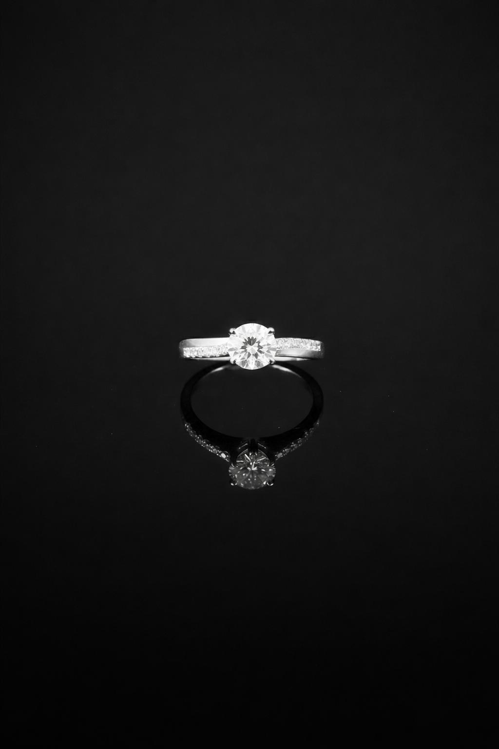 Anillo compromiso plata #1008