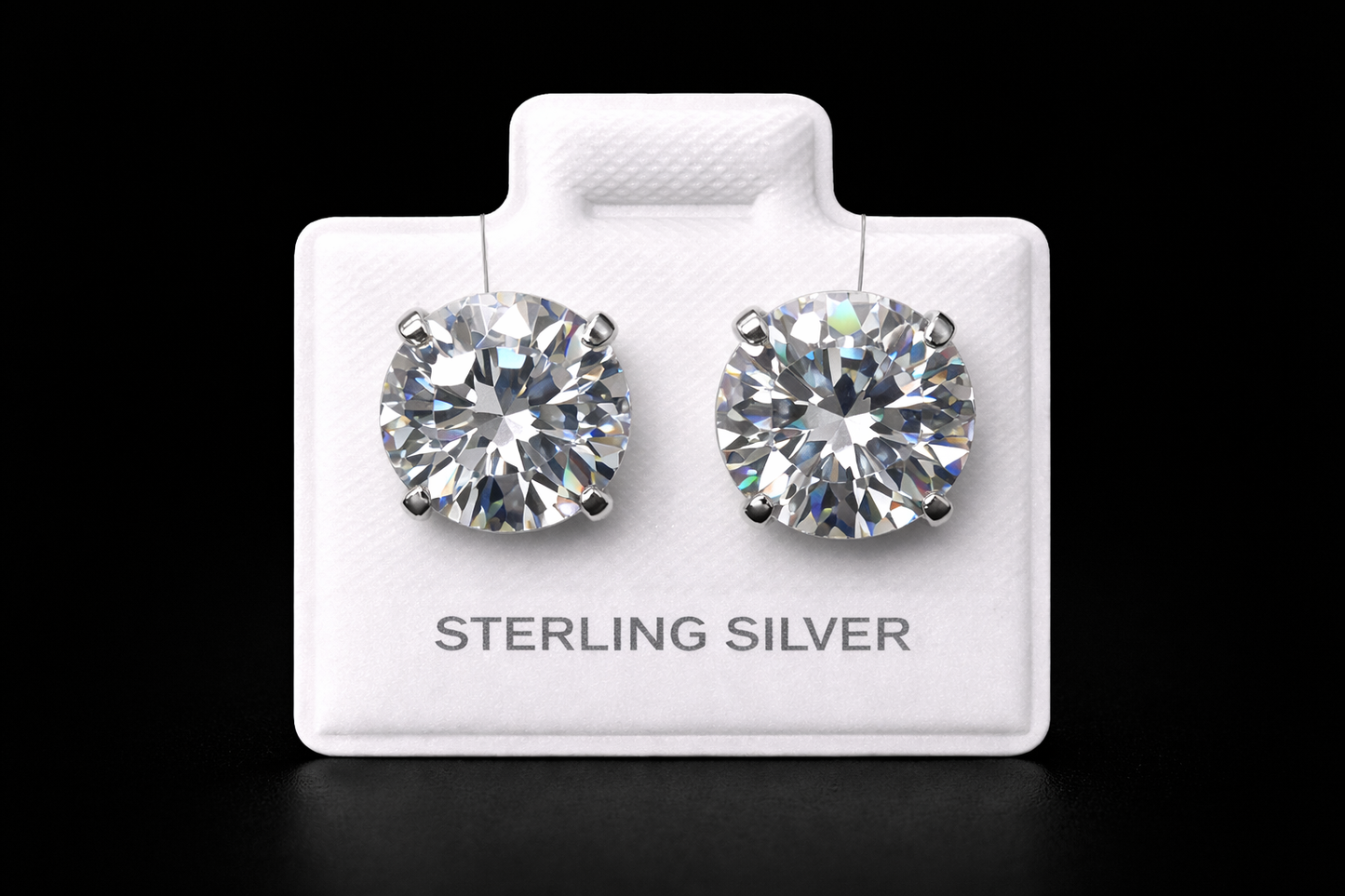 Aretes chispas plata