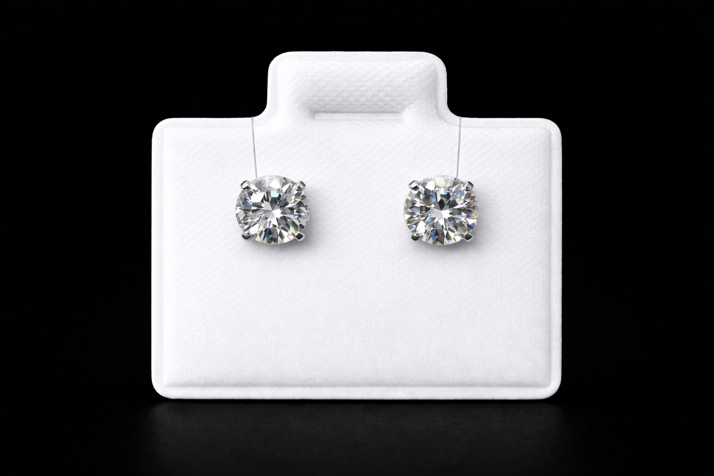 Aretes chispa plata #226