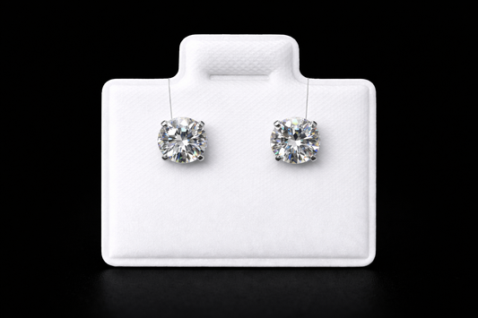 Aretes chispa plata #226