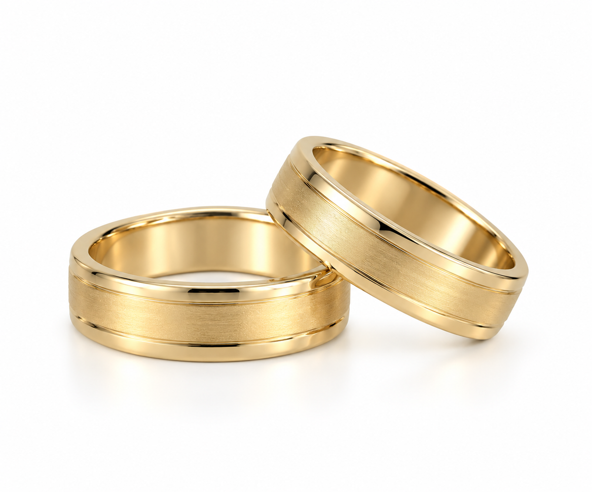 Anillos de matrimonio en oro