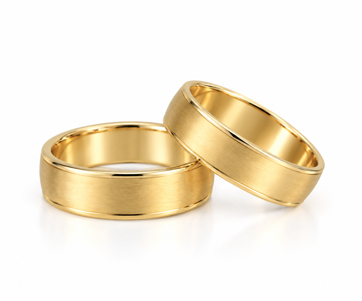 Anillos de matrimonio en oro