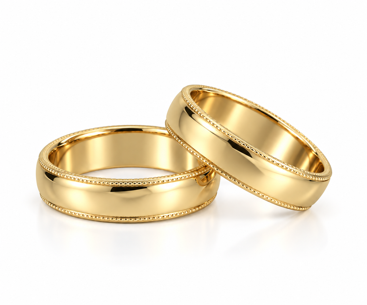 Anillos de matrimonio en oro